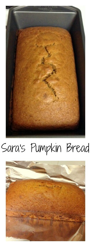 Sara’s Pumpkin Bread