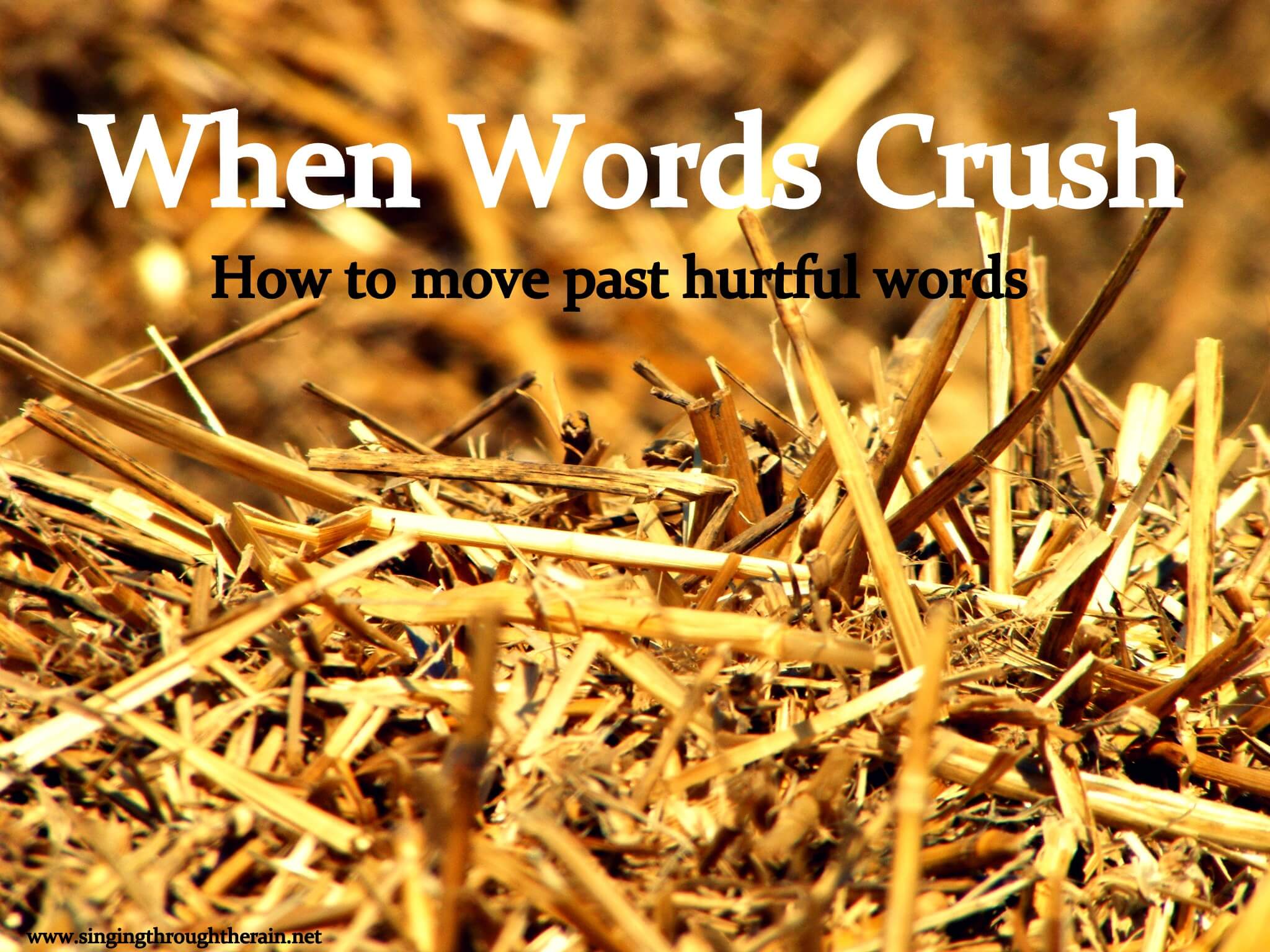 When Words Crush