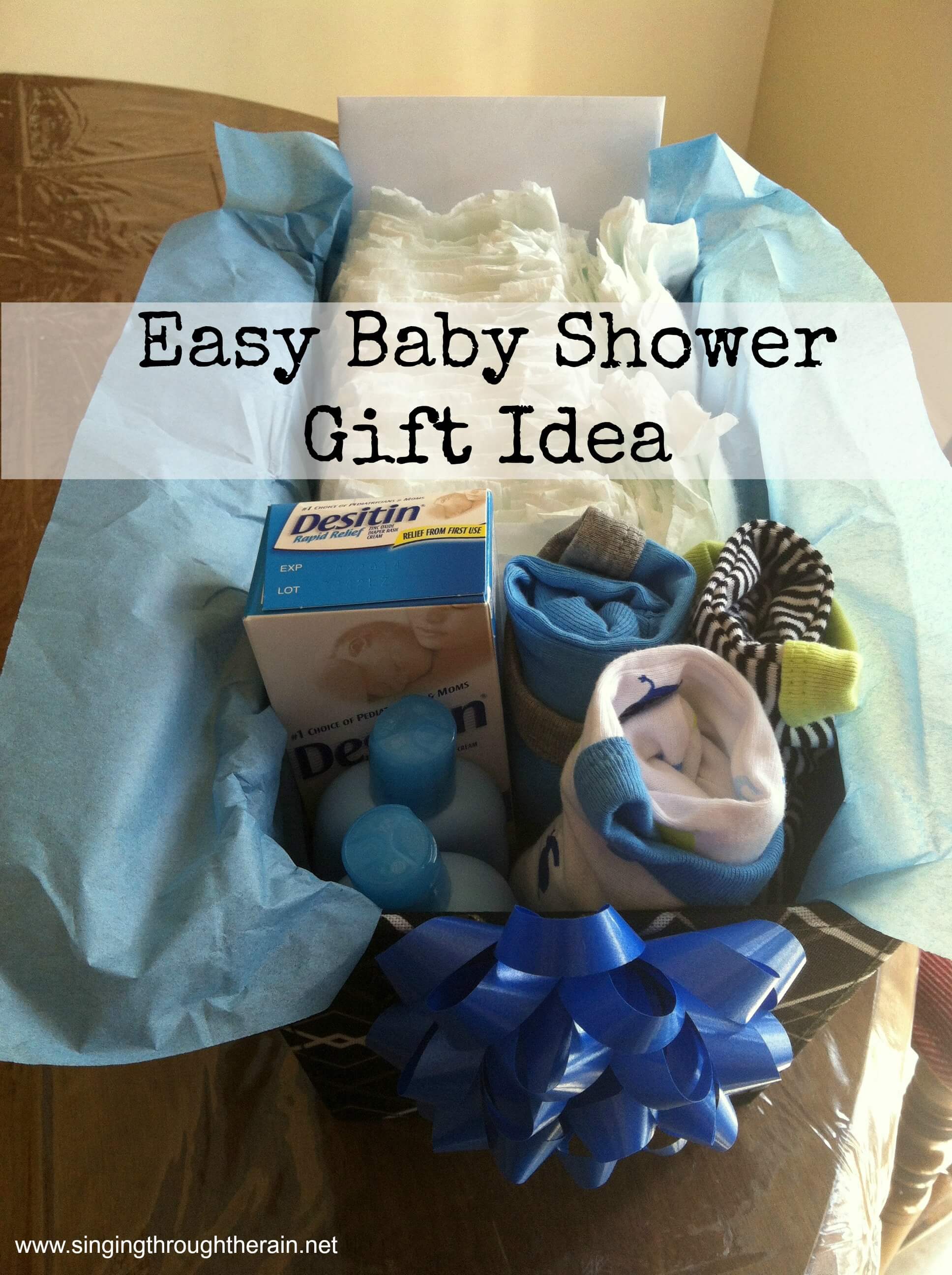 Easy Baby Shower Gift Idea | Singing Through the Rain