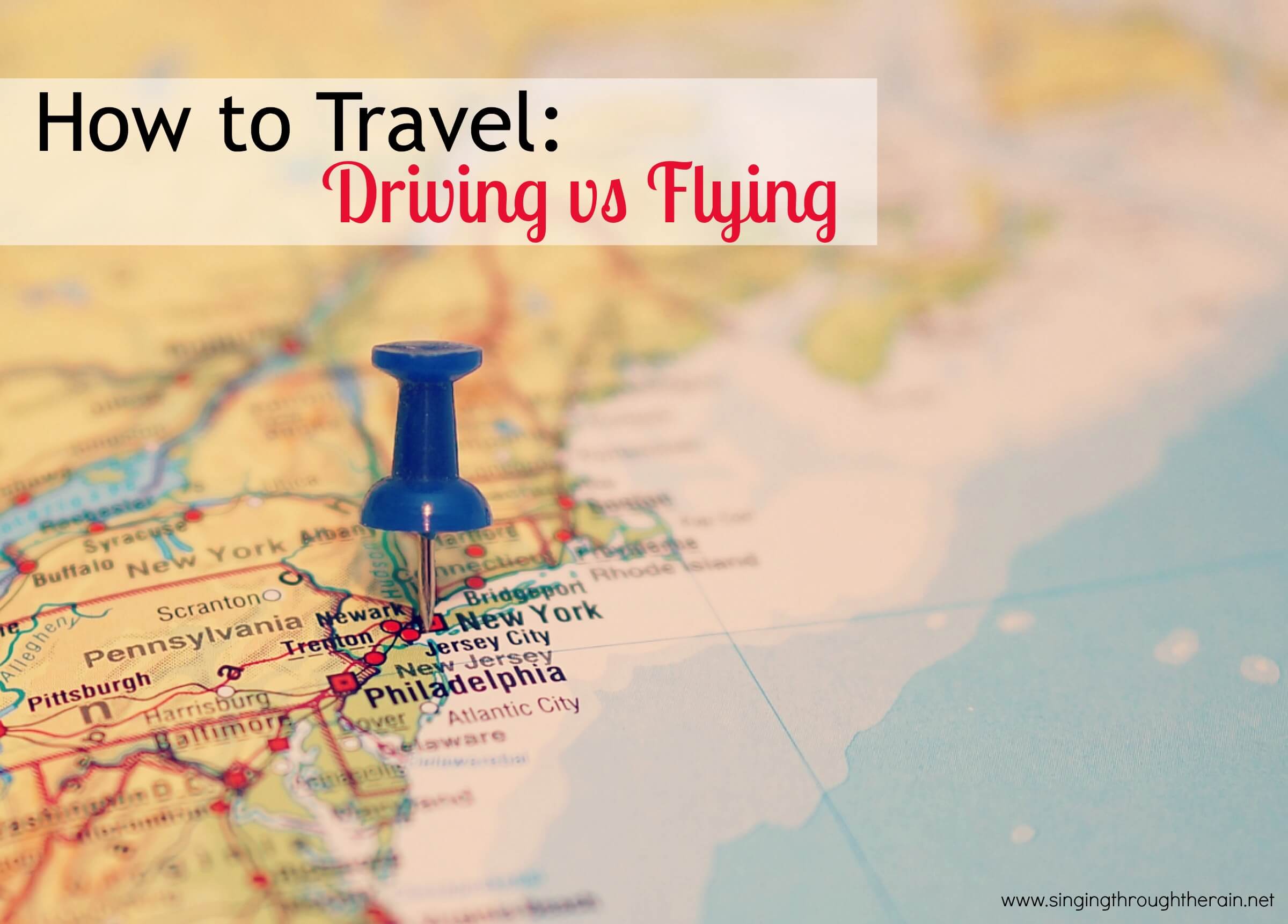 How to Travel: Driving vs Flying