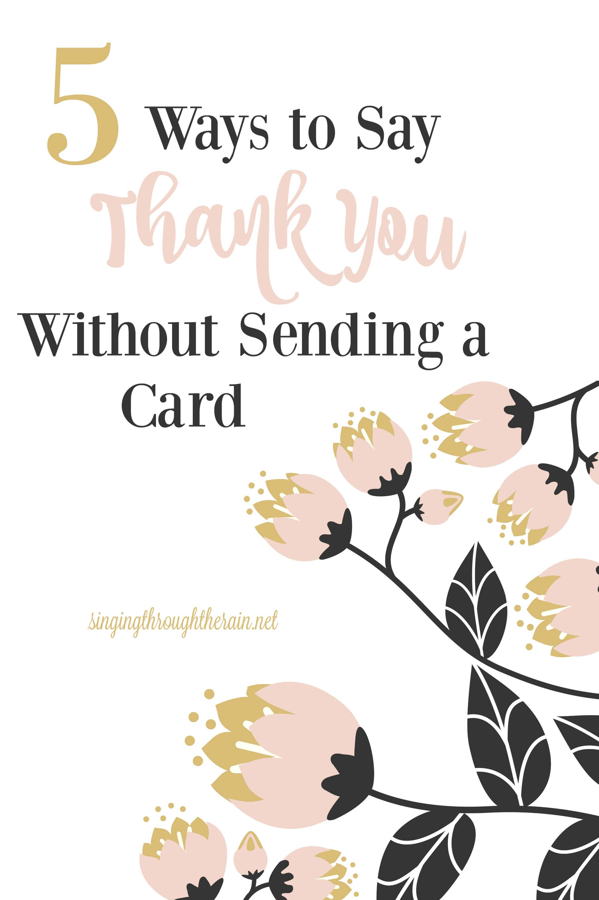 How To Say Thank You Without Saying Thank You