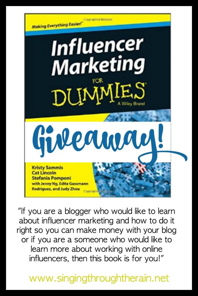 Influencer Marketing For Dummies Giveaway