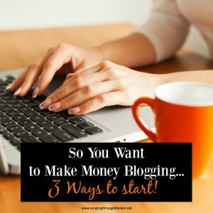 So You Want To Make Money Blogging... - Singing Through The Rain