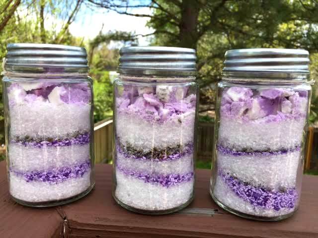 DIY Lavender Bath Soak in a Jar