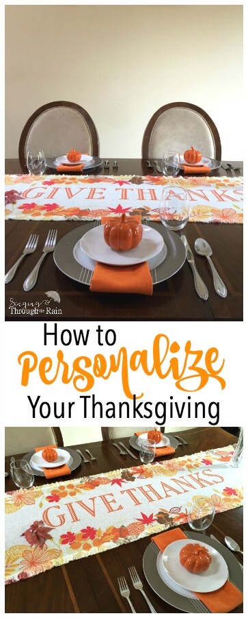 How to Personalize Your Thanksgiving