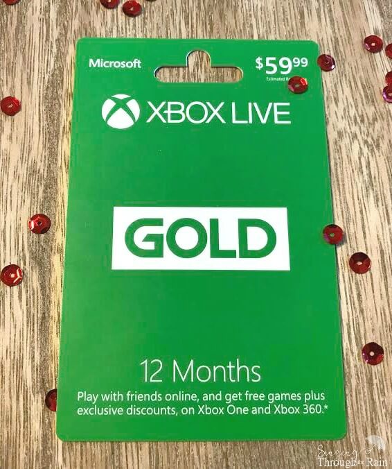 xbox live gift card Singing Through the Rain